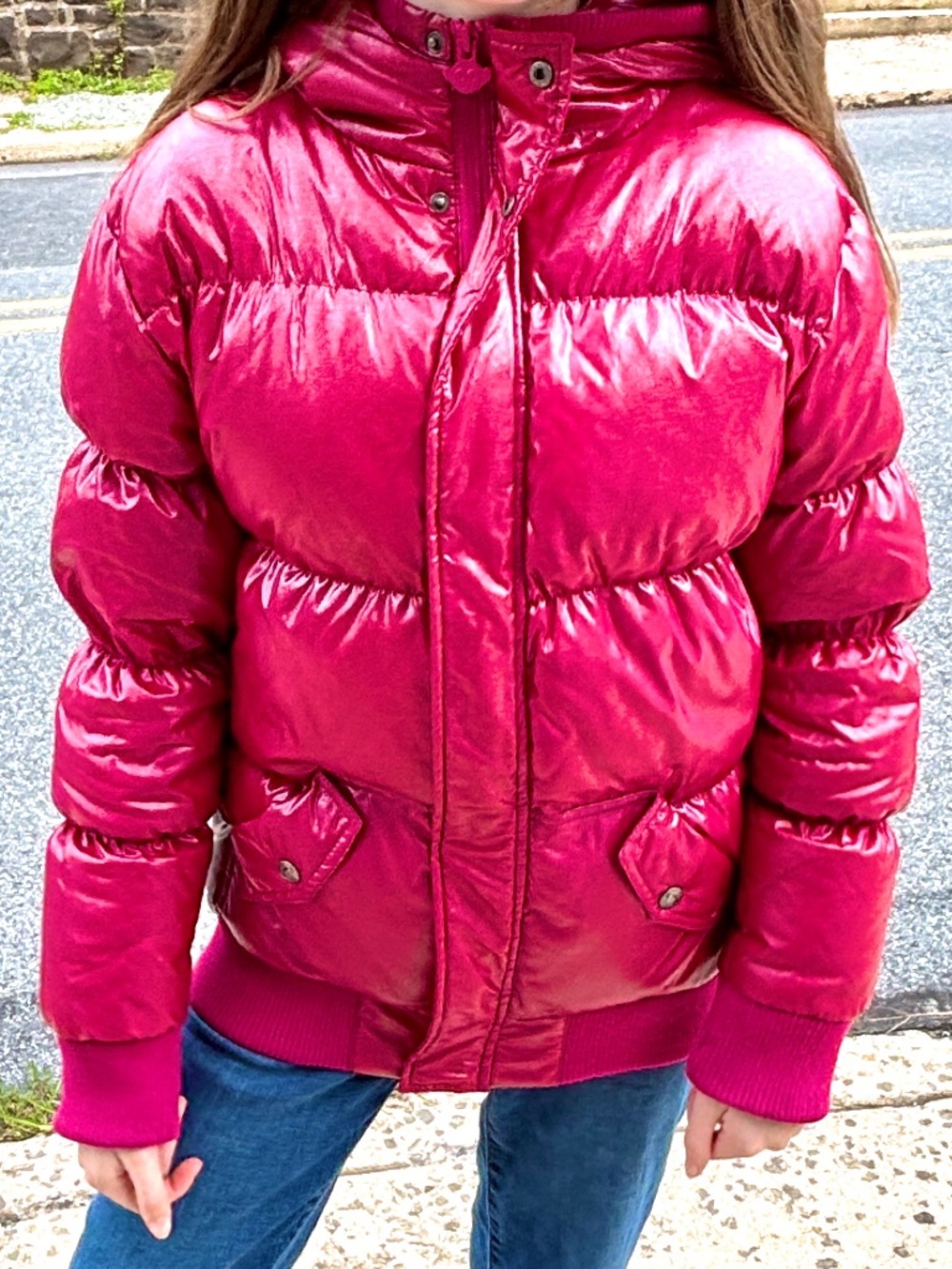 Appaman Lower East Side NYC- Down Filled Pink Sparkle Puffer Winter Jacket (12)